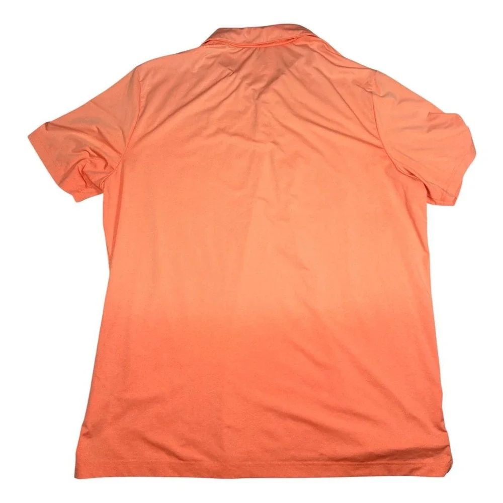 Adidas Golf Polo Shirt Mens 2XL Coral Performance Short Sleeve Athletic Nwot